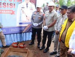 Kapolda Kalsel dan Bupati Tala Resmikan Groundbreaking Jembatan Merah Putih Presisi