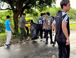 Aksi Nyata untuk Bumi, PLN Indonesia Power UBP Asam Asam Bersihkan Sampah dan Tanam Pohon