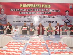 Polda Kalsel Bongkar Jaringan Narkoba Internasional, 128 Kg Sabu Senilai Rp231 Miliar Disita
