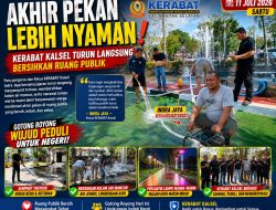 KERABAT Kalsel Percantik Ruang Publik, Warga Diajak Nikmati Akhir Pekan yang Bersih, Asri dan Nyaman