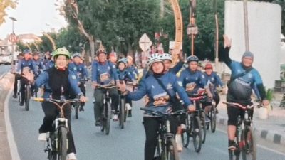 Gowes Bareng 483 Pesepeda, KORPRI Tala Bakar Semangat Kebersamaan
