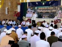 Maulid Nabi di Masjid Hj. Siti Maryam, Bupati Rahmat: Jadikan Akhlak Rasulullah Pedoman Hidup