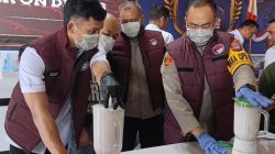 19 Kasus Narkoba Dibongkar, Polres Tala Musnahkan Sabu Ratusan Gram