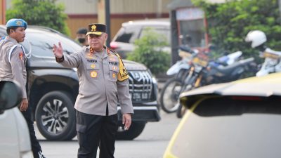 Pastikan Lalu Lintas Lancar, Kapolda Kalsel Pimpin Pengamanan di Tiga Wilayah Strategis