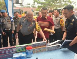 Dua Kasus Besar Terungkap! Polda Kalsel Sita Ribuan Liter BBM dan Jutaan Rokok Ilegal