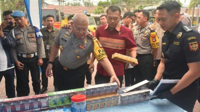 Dua Kasus Besar Terungkap! Polda Kalsel Sita Ribuan Liter BBM dan Jutaan Rokok Ilegal